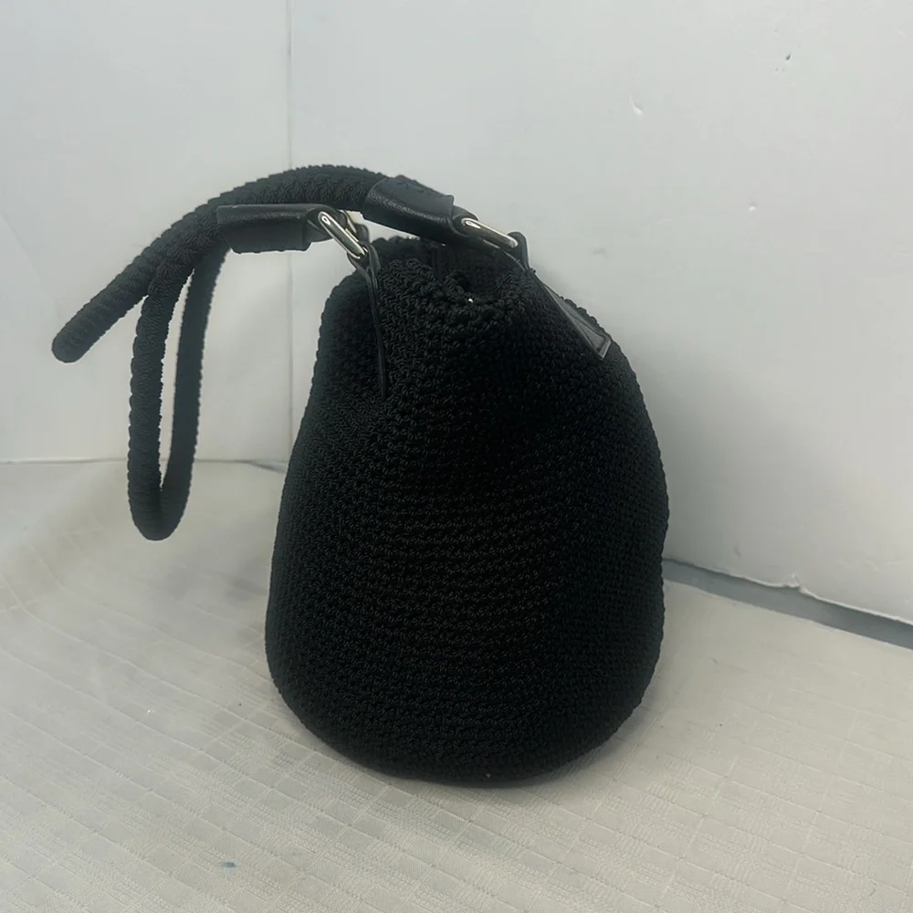 THE SAK  Lucca Black Crochet Leather